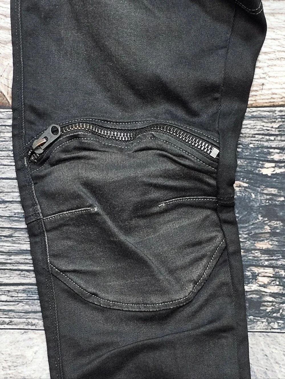 G-Star RAW 5620 3d Zip Knee Skinny Splander Black R Superstretch 33x32 NWT
